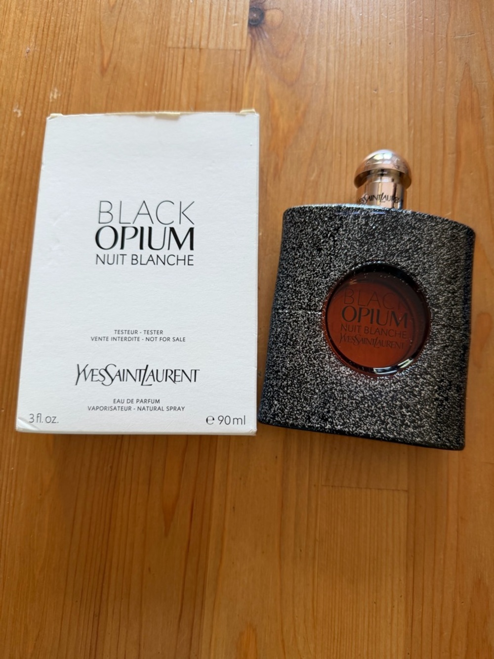 Yves Saint Laurent Black Opium Nuit Blanche Eau de Parfum.